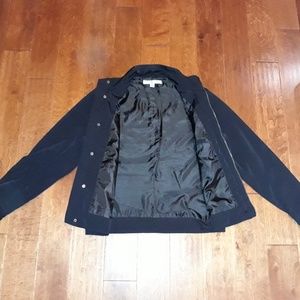 Kenneth Cole light weight black military jacket